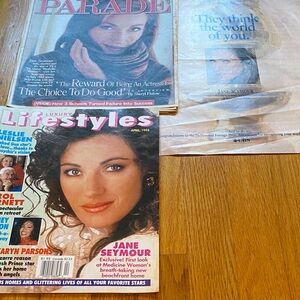Vintage Magazine Collection with Jane Seymour Covers